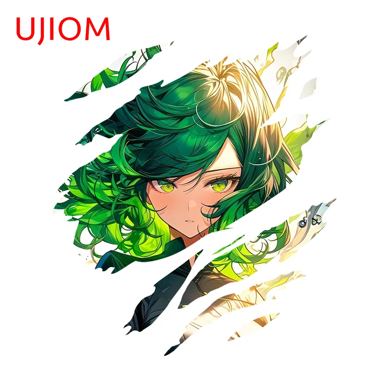 UJIOM Tear Beautiful Girl Tatsumaki Wall Sticker Fashion Personality Innovative Enchanting Decal Room Decoration Accessories