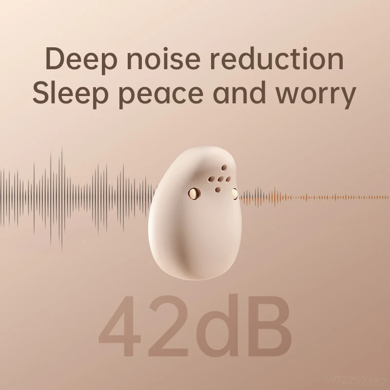 Wireless Bluetooth Headphones Mini Invisible in-Ear Sleep Earbuds TWS Earphones Noise Cancelling Hidden Ear Buds for Sleeping