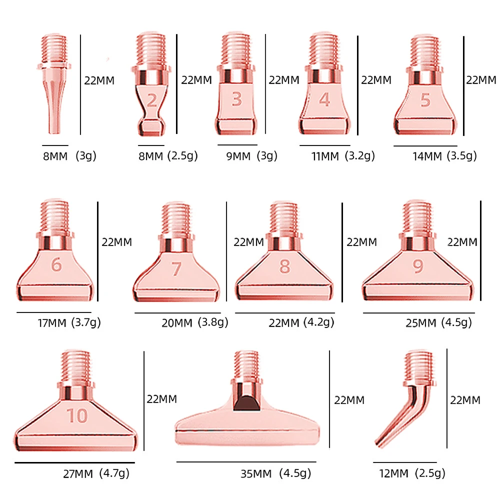 5D Diamant Malerei Werkzeug Gewinde Dot Bohrer Stift Köpfe Diamant Stickerei Zubehör Ersatz Legierung Multi Placer Spitze