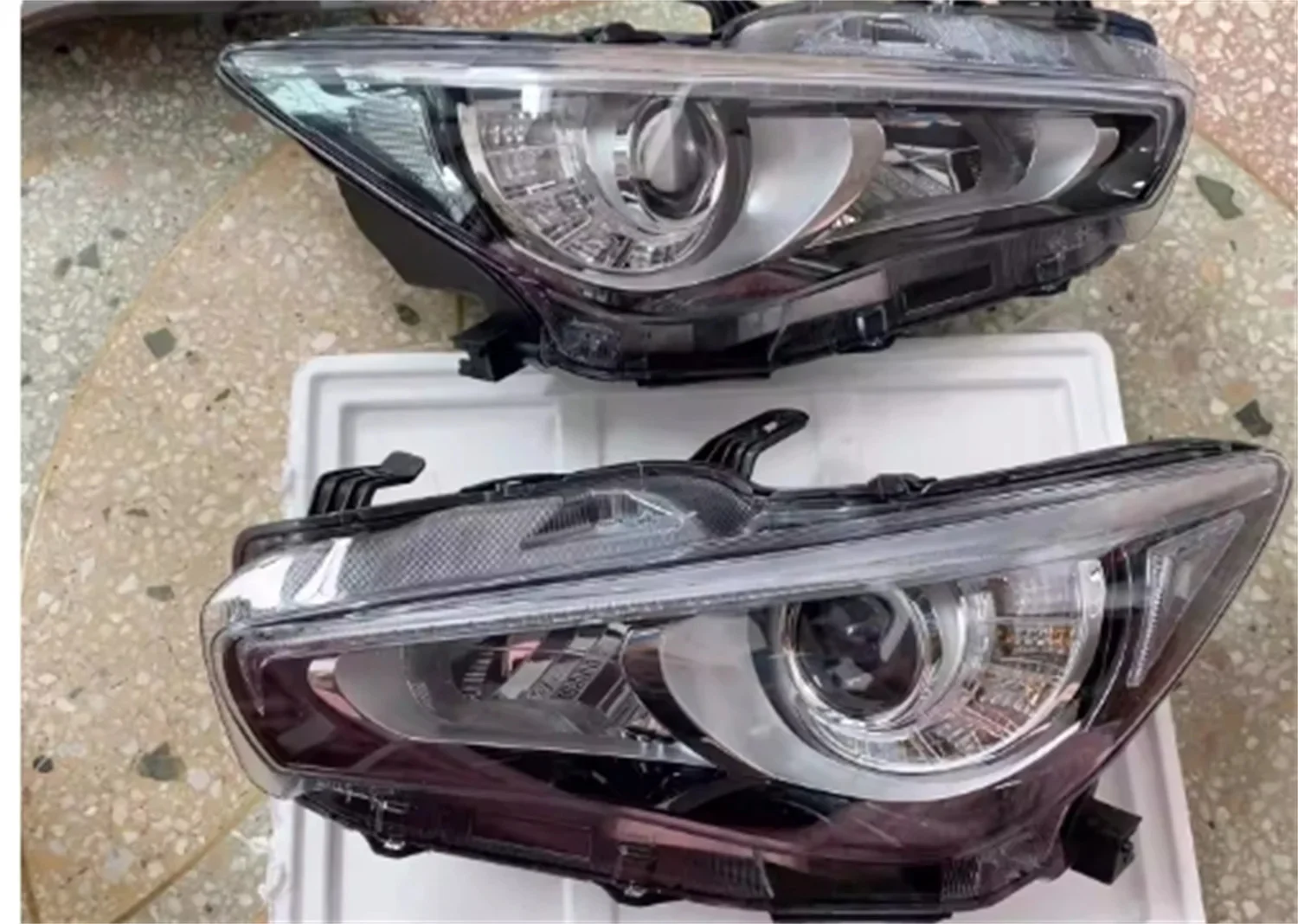 

Car Headlight headlamp for Infiniti q50l Daytime Running light DRL Turn signal