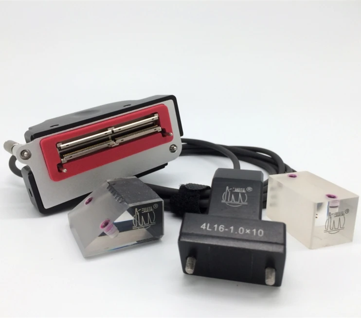 GOWORLD Phased Array Ultrasonic Flaw Detector Linear Series Probes 4L16-1.0*1.0 Optional Port Transducer
