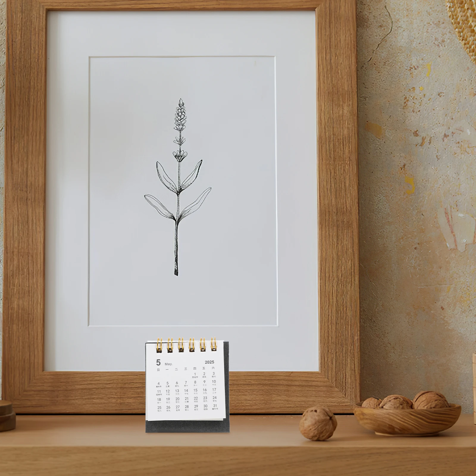 

Mini Desk Calendar 2024.7 2025.12 Small Monthly Planner Home Office Decorative Note Standing Schedule Reminder Portable Table