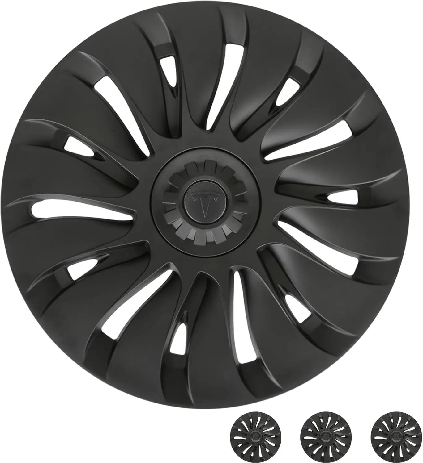 

19" Wheel Covers 4 Pcs for Tesla Model Y 2021-2024, Rim Protector Replacement Accessories, NOT for Model Y Juniper 2026