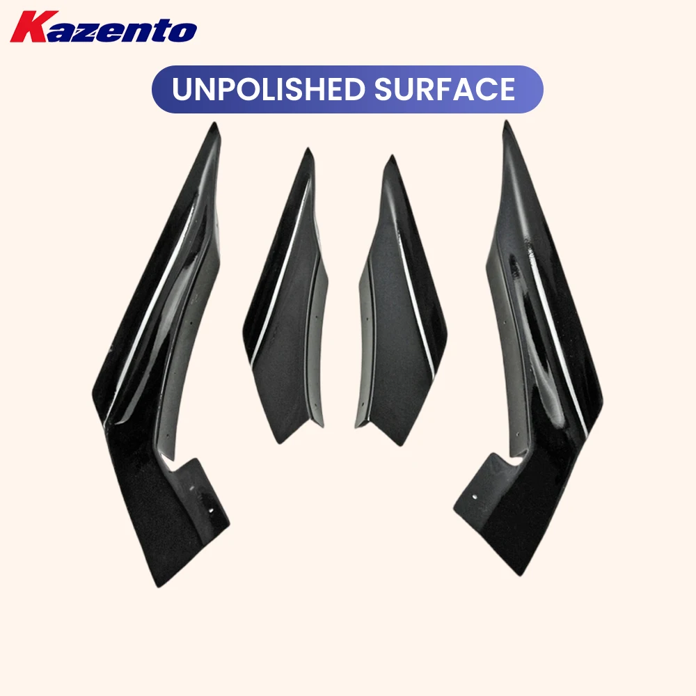 For Mitsubishi EVO 10 X CZ4A 07-16 SEXY Style Carbon Fiber Side Skirts Pair view 6