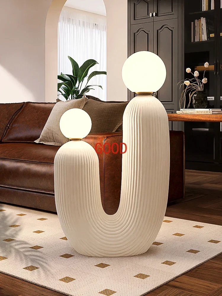 High-value art floor lamp living room sofa next to decoration