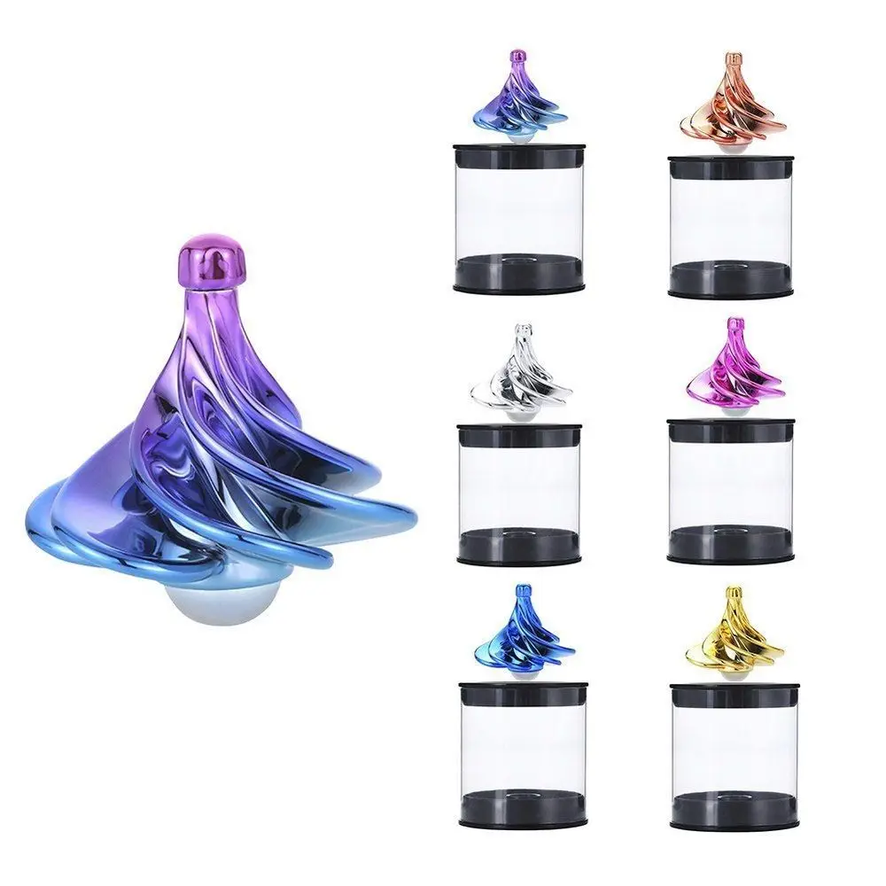 Moulin à vent Fidget Spinner jouets coloré Air aérodynamique rotatif vent toupie coup intéressant vent Gyroscope adulte