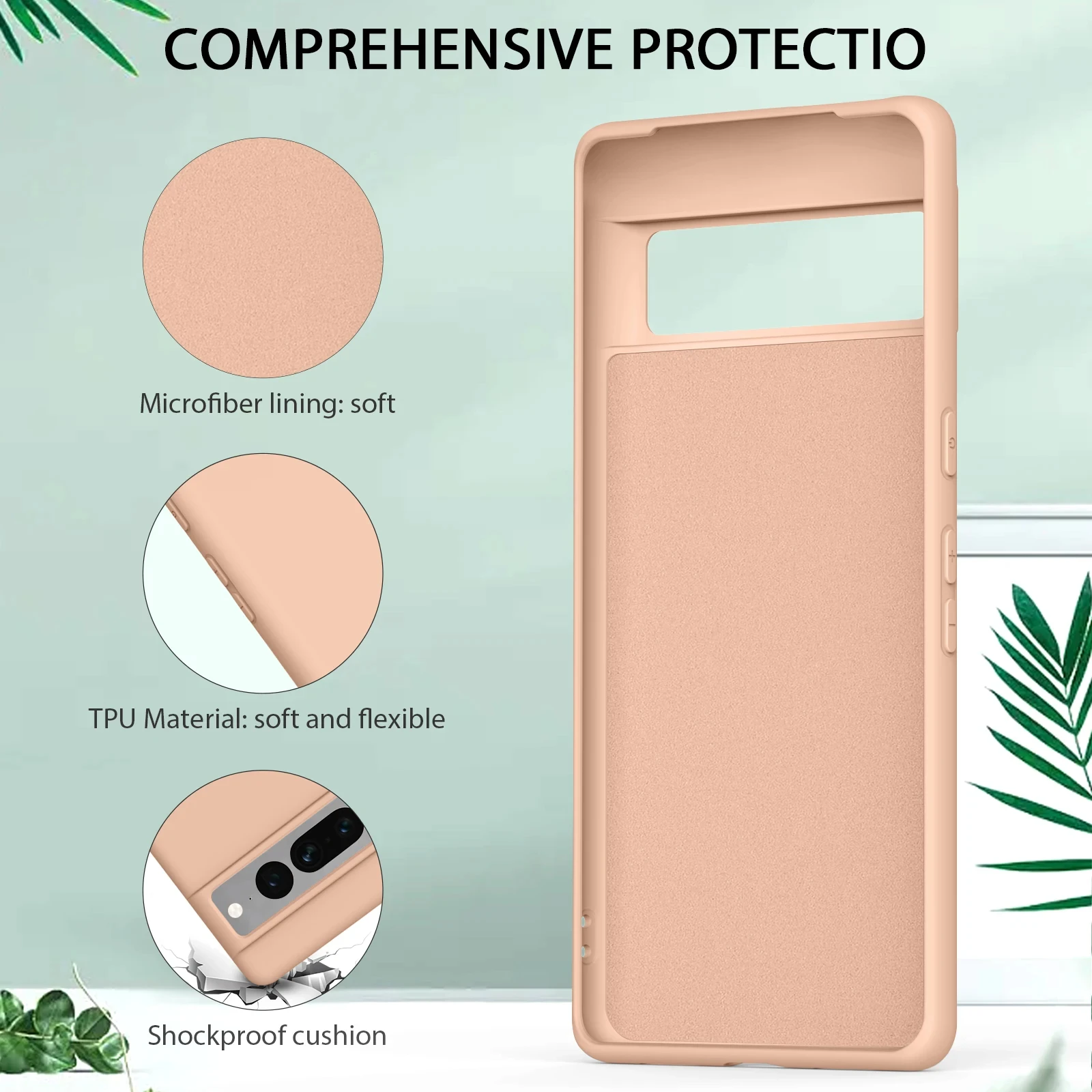 

Fashion Liquid Silicone Phone Case For Google Pixel 6A 7A 9 8 7 Pro Cases For Google Pixel 7 8 9 Pro Shockproof Soft Back Cover