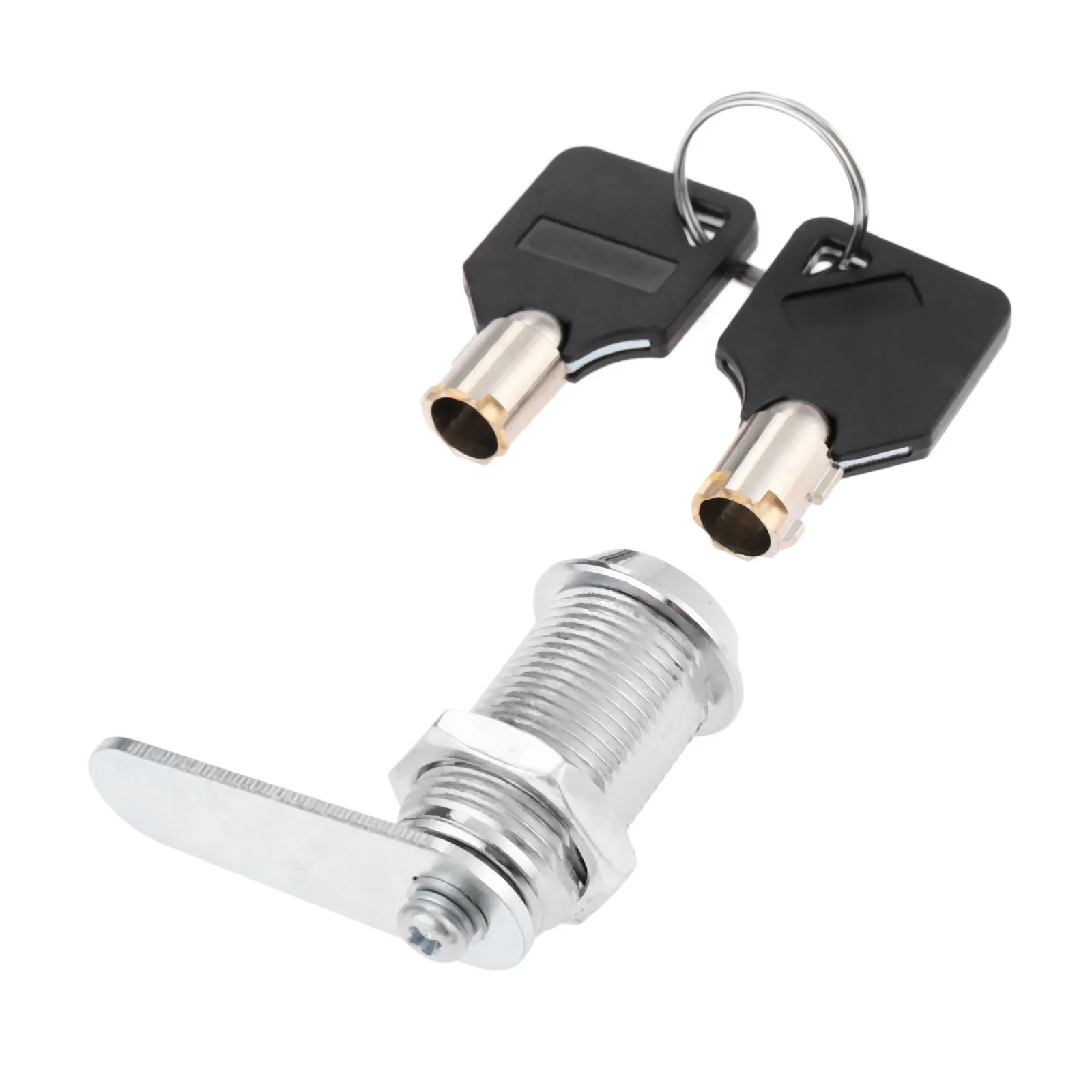 1Pc Cam Lock for Cabinet Cupboard Zinc Alloy Furniture Lock with 2 Keys Locking Plate 16mm 30mm Threaded Cylinder Lock Hardware
