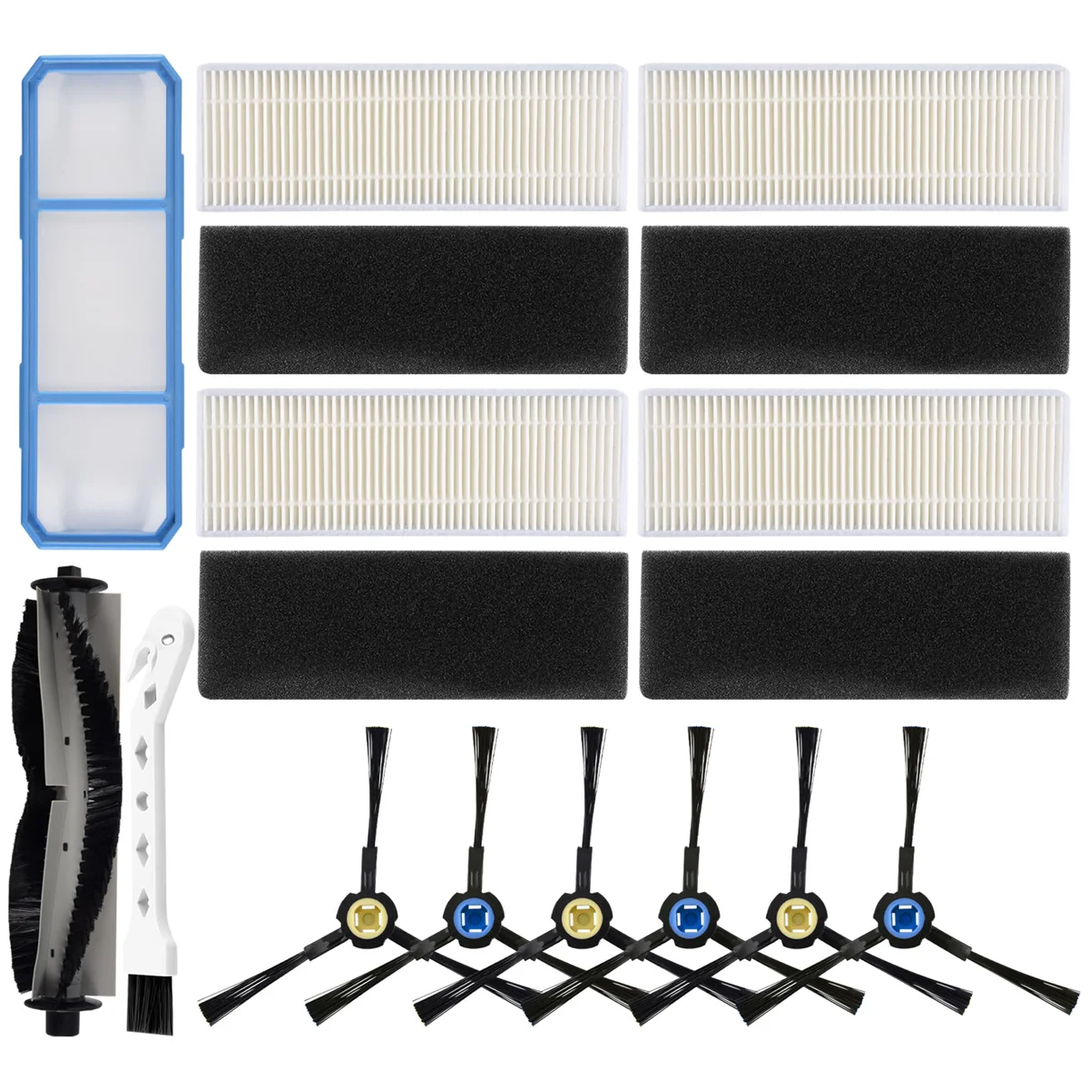 Kit d'accessoires de remplacement pour aspirateur robot A7, A9S, V8, V8S, X750, X785, X800, V80, SSR1, Ssra1