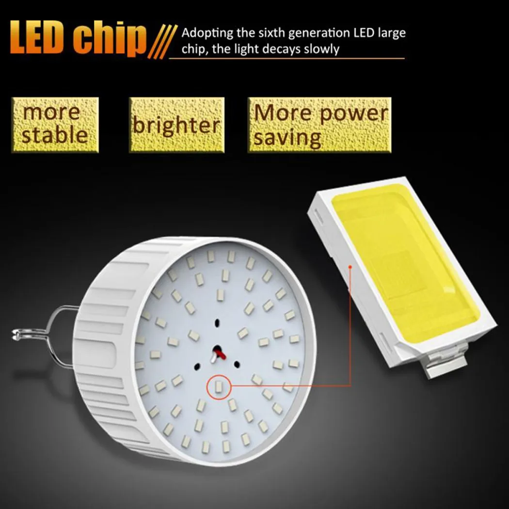 LED Bulb Emergency Light Portable Lamp USB Rechargeable House Outdoor Night Light Bulb BBQ Camping Light 5V 20/80W