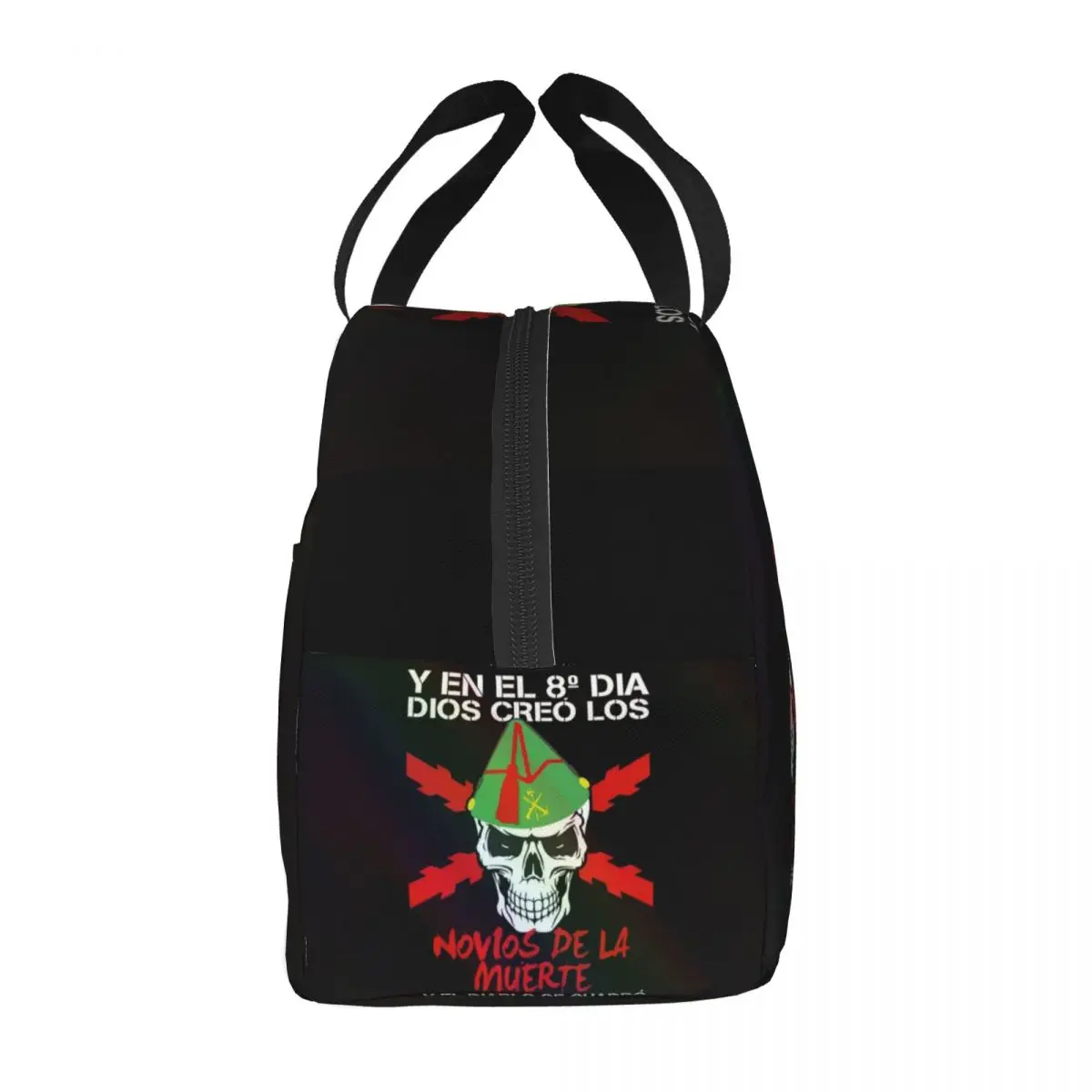 Spanish Legion Lunch Bag Women Spain Coat of Arms Cooler Thermal Insulated Lunch Tote for Kids School Children Picnic Food Bags