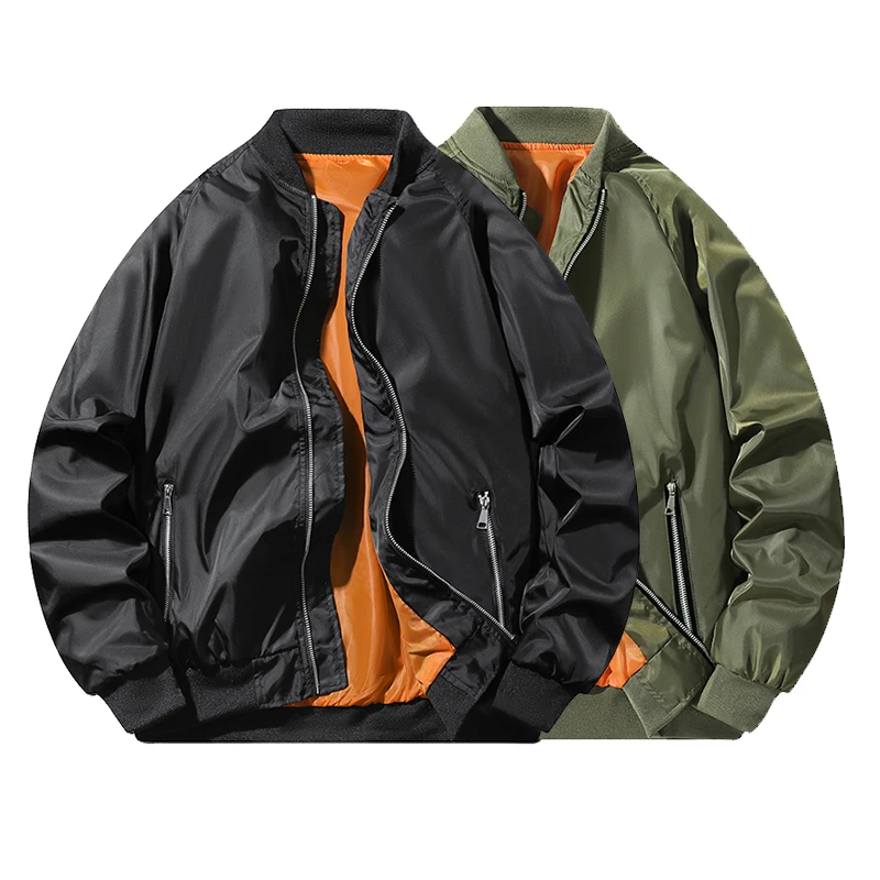 New Military Jacket Men's Slim Bomber Jacket Spring Autumn R Men Outerwear Ma-1 Aviator Pilot Air Bomber Jackes and Coat Male