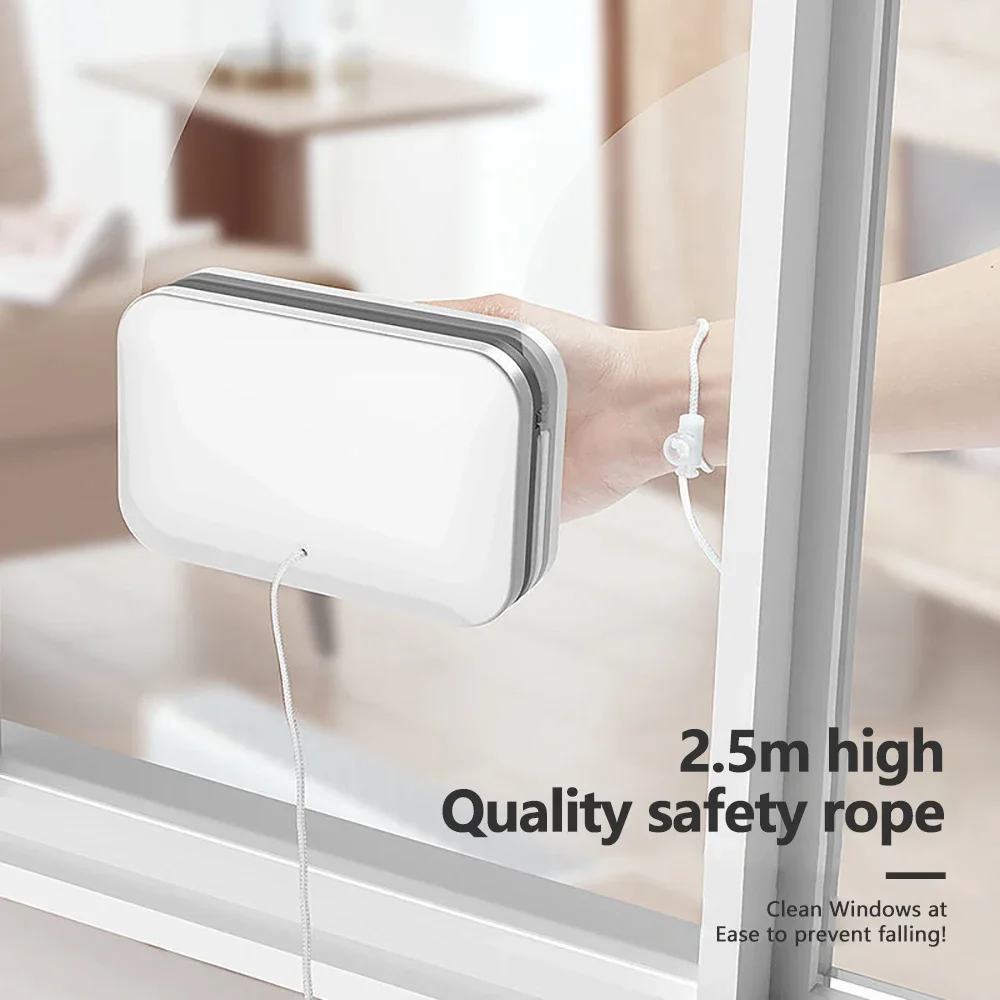 

Магнитный очиститель окон 3-45 мм, двухсторонний стеклоочиститель, щетка для мытья окон, бытовой инструмент для мытья окон