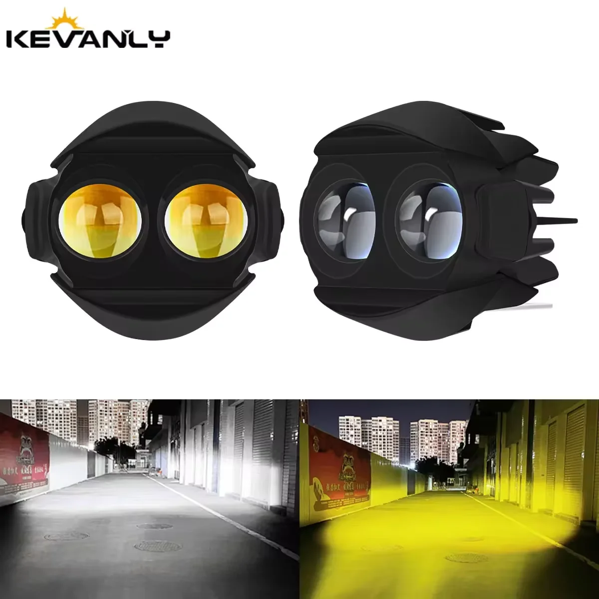 

3 Inch Motorcycle Headlight High Low Beam Switching Off Road Spotlight Driving Auxiliary Lights Fog Lamp Car Truck Work Lights