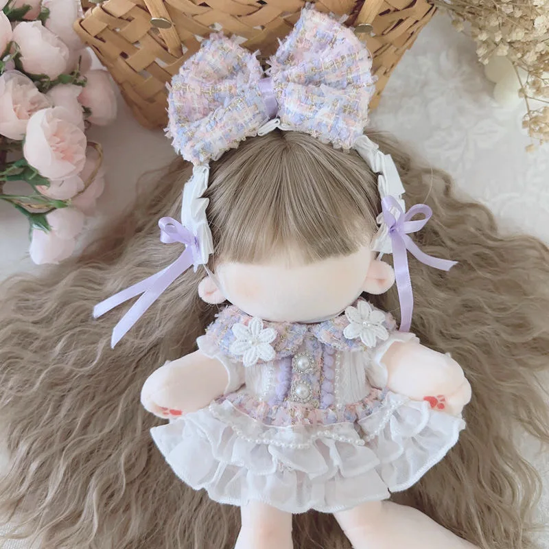 10CM Doll Clothes BJD Doll Accessories Dress For Toy, 20CM Cotton Doll Dress XingDaiLu/LiNaXiong Skirt Free Shipping