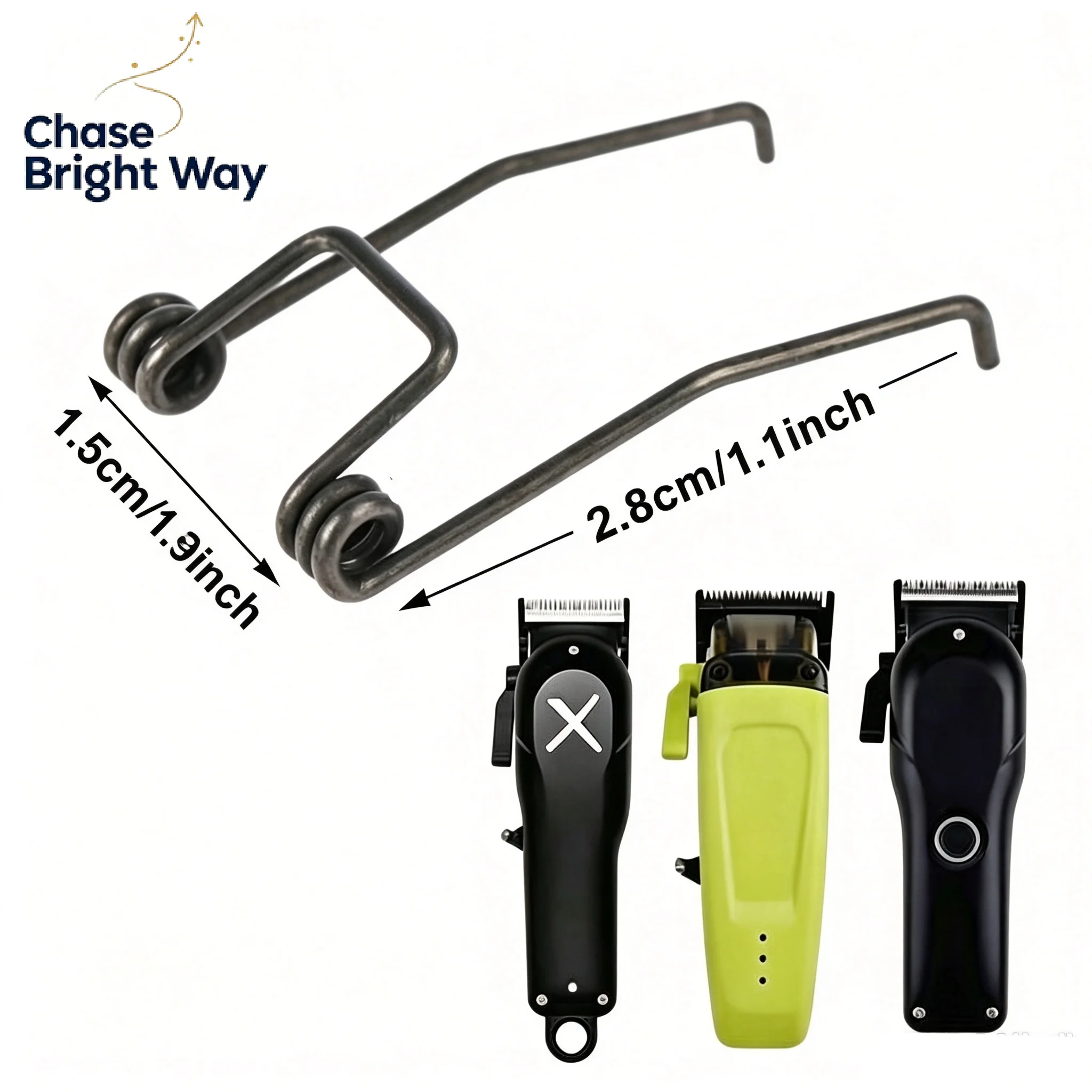 Coldless Electric Push Scissors Hair Clipper Spring Replacement Easy Maintenance for Professional Results