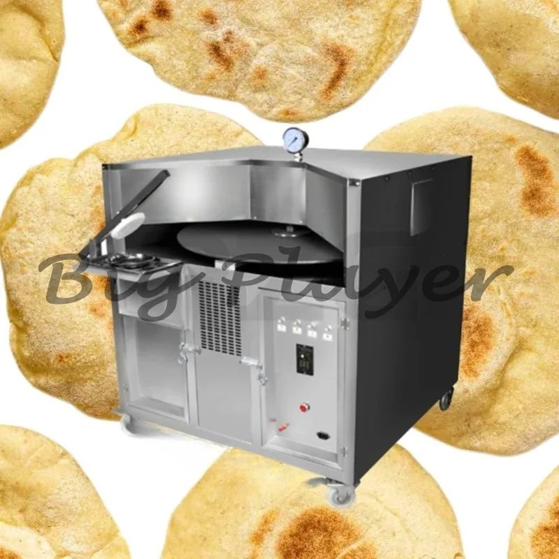 فرن الخبز التجاري نوع الغاز الدورية الكعكات المستديرة آلة الجدول خبز بيتا أو فرن التورتيلا #3