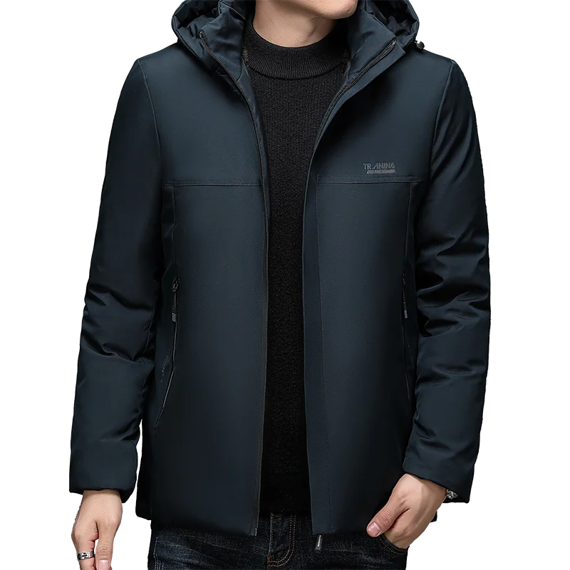 Men Casual Cotton-padded Jacket Windproof Warm Wear Resistant Fashion Casual High-quality Fabric Crisp Comfortable Skin Friendly