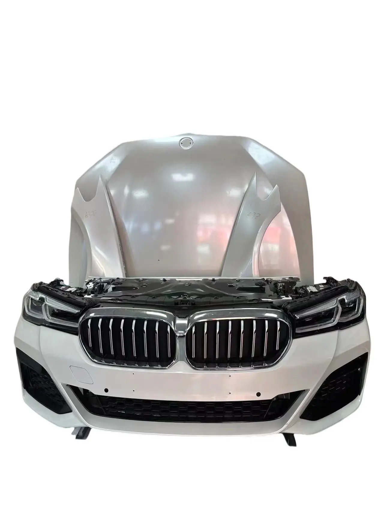 High Quality New Plastic ABS Car Parts for 5 Series G30 Front & Rear Bumper Assembly with Tow Hook Cut-Outs Side Skirt