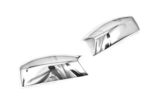 

1Pair New ABS Plastic Car Side Mirror Cover Elegant Easy-Install Chrome For Ford S-MAX
