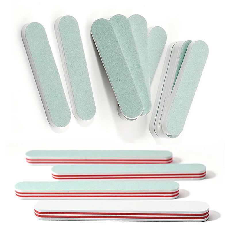 

10/25Pcs Double-sided Nail Buffer Files 600/3000 Sanding Professional Nails File Polishing Blocking Grinding Nails Accessories