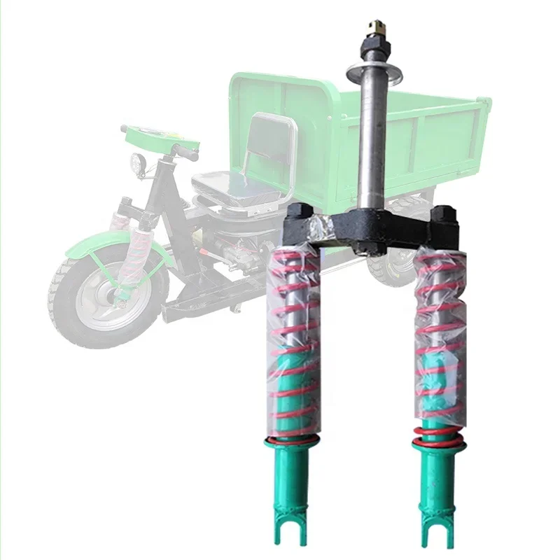 

Electric car front wheel shock absorber assembly Three - wheel engineering motorcycle load thick fork accessories