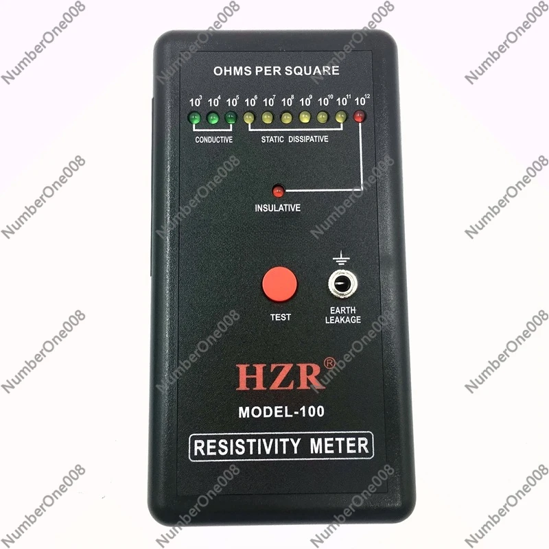 

MODEL-100 Surface Resistance Resistivity Meter Electrostatic Static Electricity Tester ESD