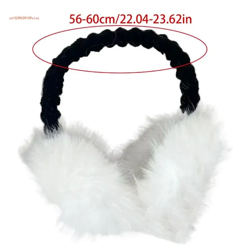 Bellissime cuffie antirumore in peluche per donna, ragazza, scaldini per le orecchie per freddo, protezioni per le orecchie