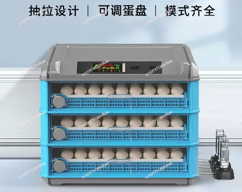 

Fully Automatic Hatching Machine 176-500Capacity Egg Incubator 110V/220V/12V Chick Roller Automatic Temperature Humidity Control