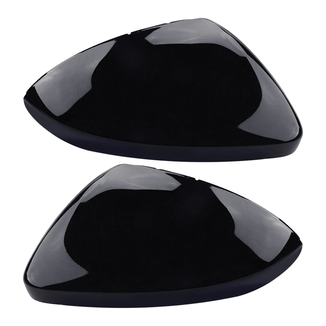 

1 Pair Black Car Left & Right Side Rearview Mirror Cap Cover Plastic Fit for Volkswagen Golf 2015 2016 2017 2018 2019 2020