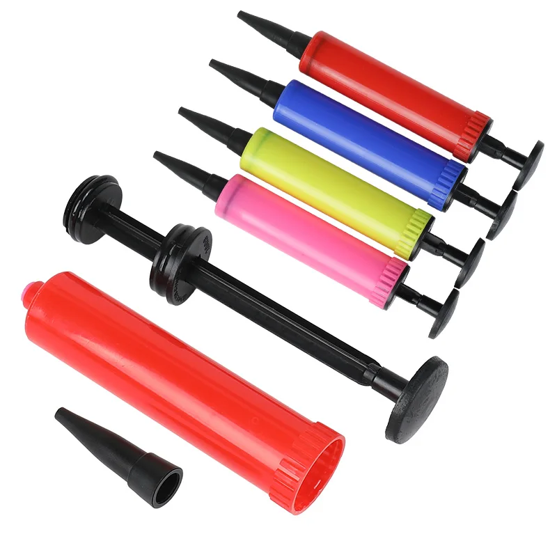 بالون مضخة بالون نافخة اليد دفع مضخة هواء حفل زفاف عيد ميلاد الديكور الاطفال استحمام الطفل بالون اكسسوارات أدوات