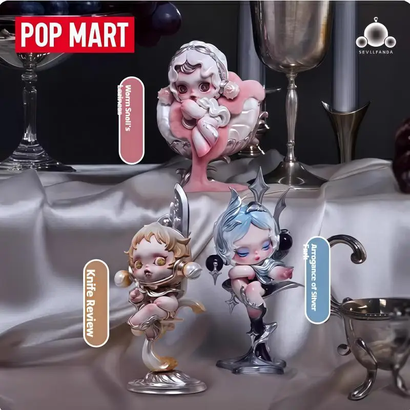 

Новая оригинальная свеча для ароматерапии Pop Mart Skullpanda, слепая коробка The Feast Begins Series, модная модель чашки, загадочная коллекция, подарок