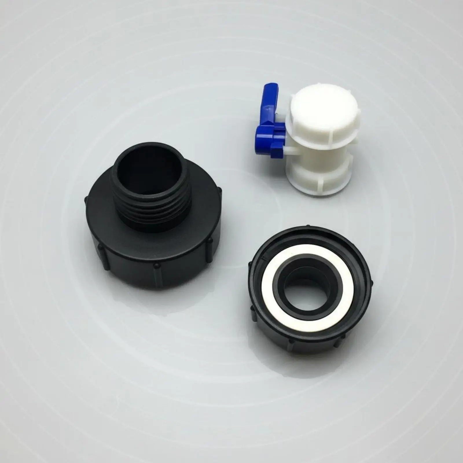 Durable Plastic IBC Spout Adapter Coarse to Fine Thread Reducer for 1000L Container and Irrigation Equipment