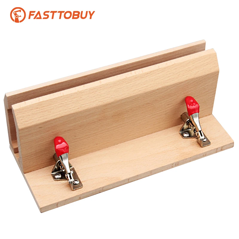 

Horizontal Wooden Clamp DIY Improved Sewing Wooden Leather Craft Clamp for Belt Leather Craft Hand Stitching Clamp Tool