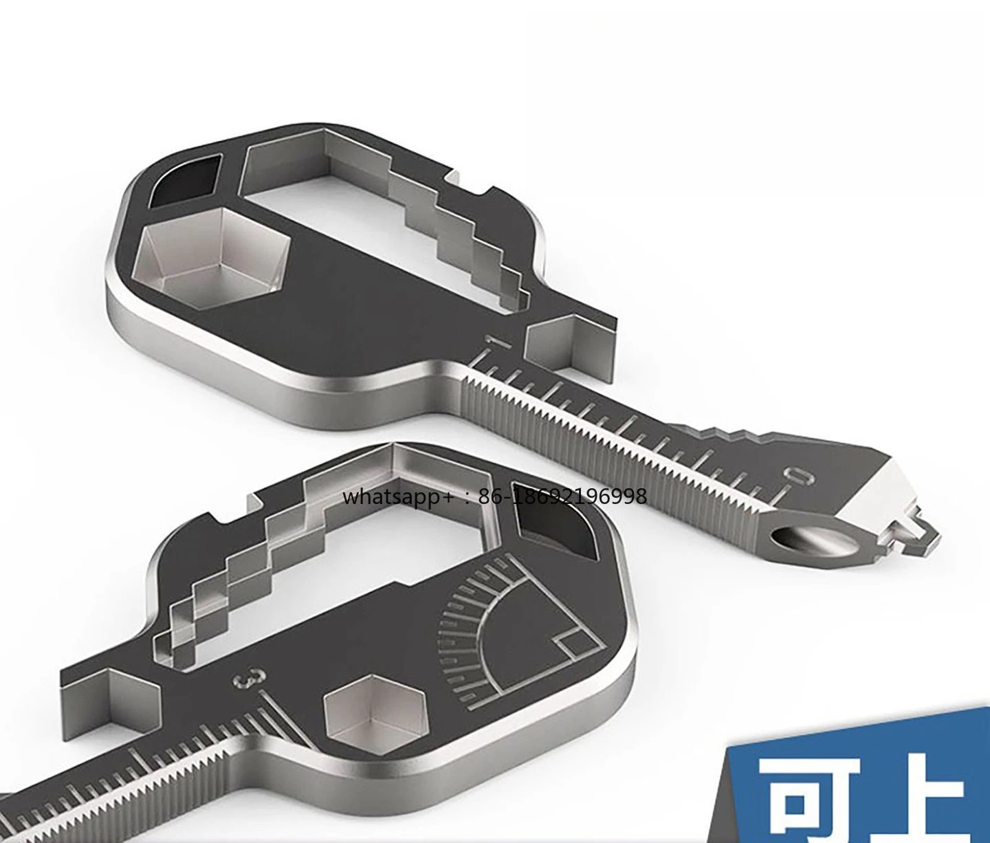 Multifunctional Gadget Outdoor Portable EDC Key Chain Bottle Opener Screwdriver Wrench