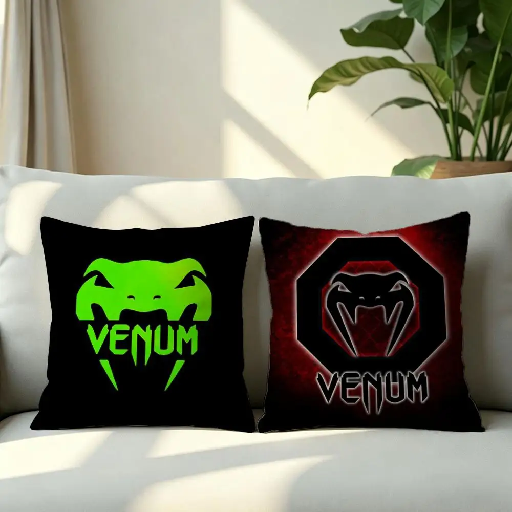 Brand-VENUMS Cushion Cover 4Pcs Soft Plush Throw Pillow Covers 40x40 45x45 for Sofa Bedroom