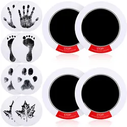 Inkless Hand and Footprint Kit Ink Pad for Baby Hand and Footprints Cat Dog Paw Print Kit,Dog Nose Print Kit Baby Footprint Kit