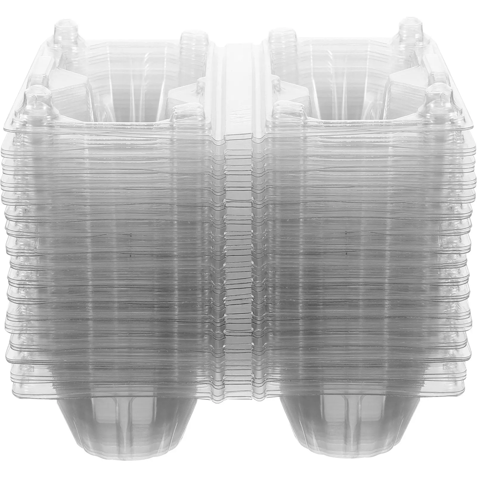 50 Pcs Clear Plasti…