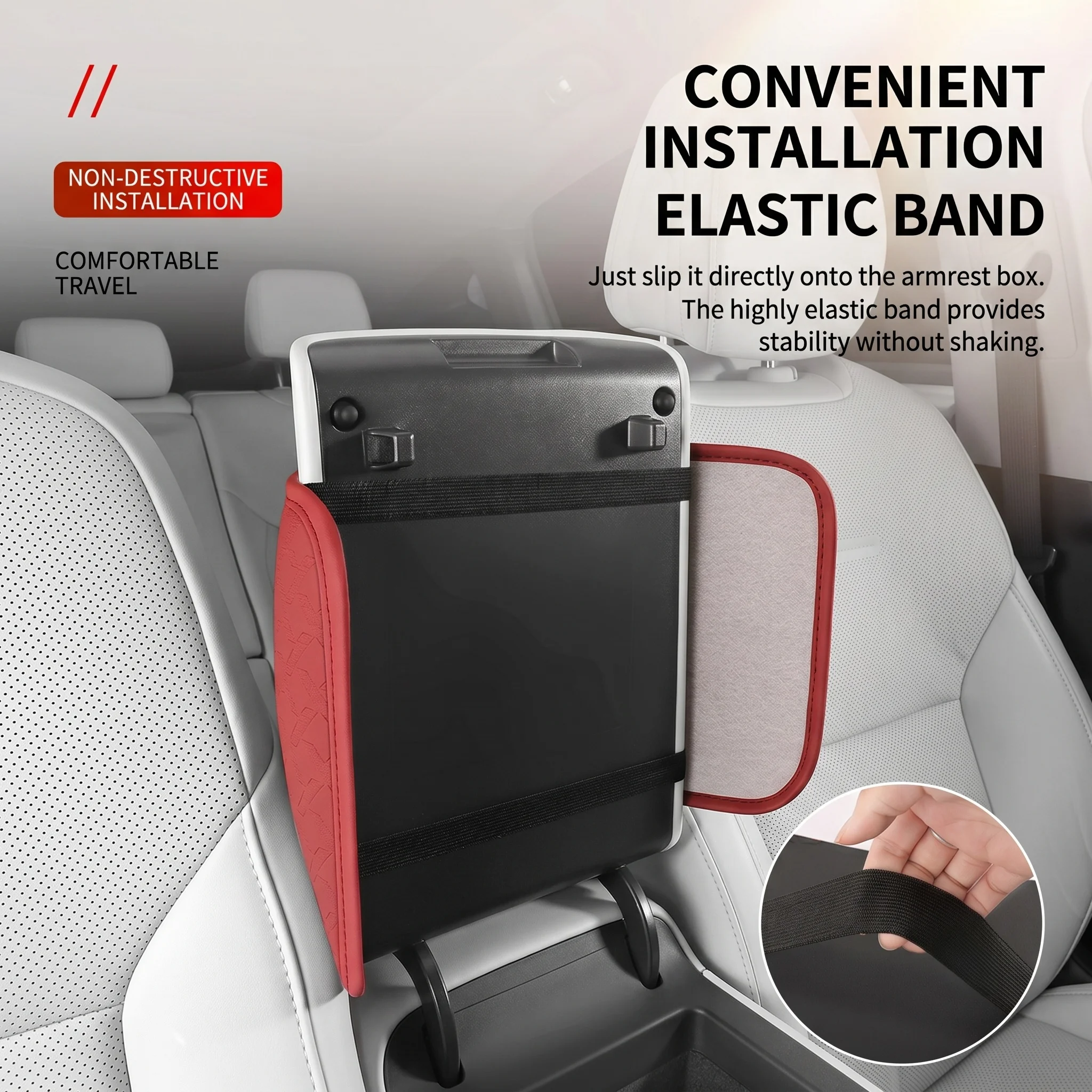 Extended PU Leather Car Center - Interior Design Services ulasan dan harga