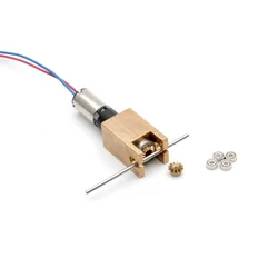 1:1 Static Modification 6MM Hollow Cup Motor Micro Power Transmission Wave Box Gearbox DIY Car Model Rear Axle Metal Wheel Power