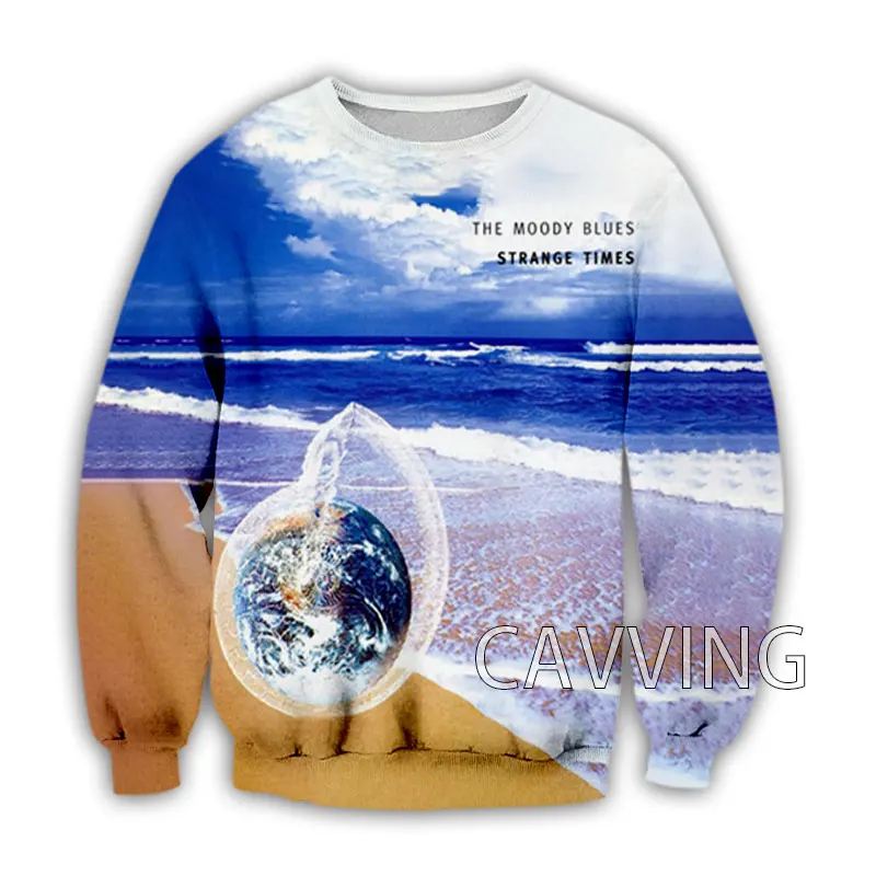 CAVVING 3D Printed  The Moody Blues Band  Crewneck Sweatshirts Harajuku Styles Tops Long Sleeve Sweatshirts for Men/women