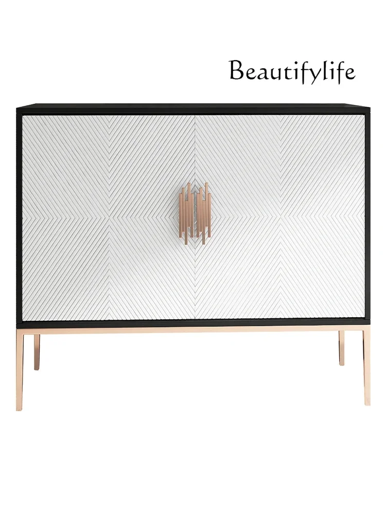 

Light Luxury Post-Modern Sideboard Cabinet Italian Minimalist Home Entrance Cabinet Entrance Large Capacity Shoe Cabinet