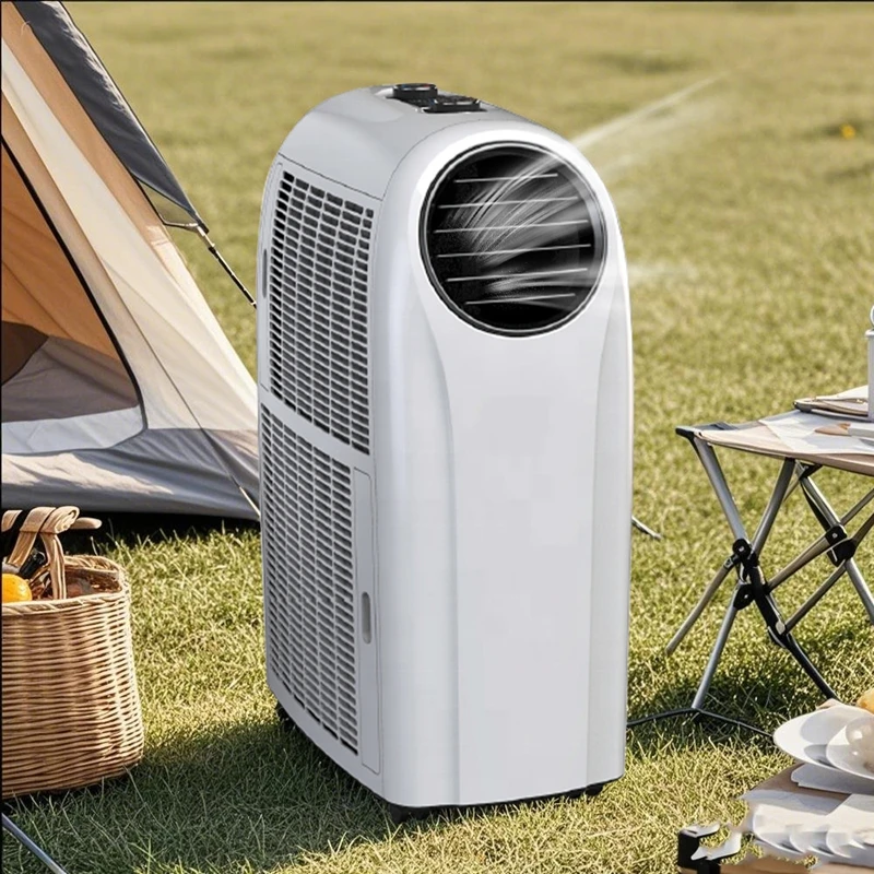 

Portable air cooler, dual tube mobile air conditioner, household office refrigeration, heating, dehumidification