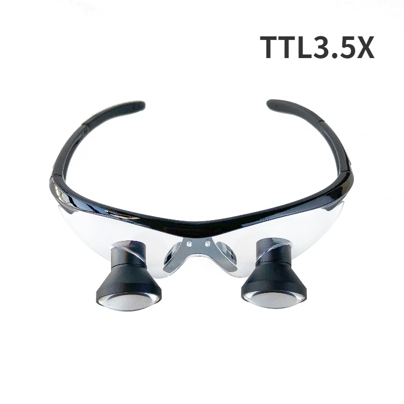 New Arrival TTL lupy 2.5X/3.0X/3.5X (przez soczewki) IPD 52-72mm dostosowane stomatologiczne lupy chirurgiczne (2.5X/3X/3.5X TTL)