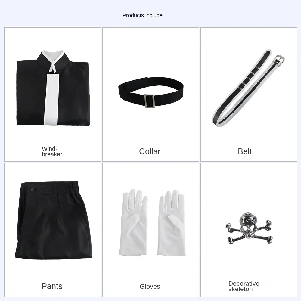 طوكيو المنتقمون أنيمي تأثيري كوروكاوا إيزانا تأثيري ريندو هايتاني زي روج نوير الزي الرسمي هالوين كرنفال زي 2025