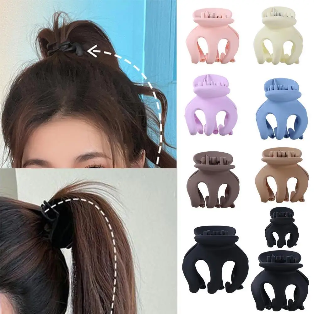 1 Pc Plastic Small Shark Clip Anti-Collapse Grip Clip Girls Hairpin Hair Fixation Artifact Hair Decoration Apparel Accessories