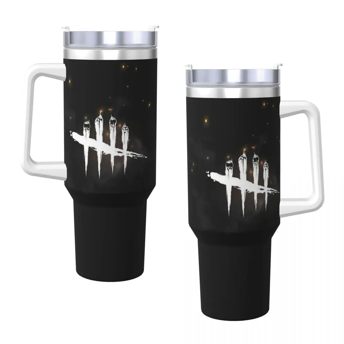 Stainless Steel Tumbler Deads By Daylights Coffee Mug Heat Preservation Cold Drink Mugs Cup Camping Graphic Water Bottle