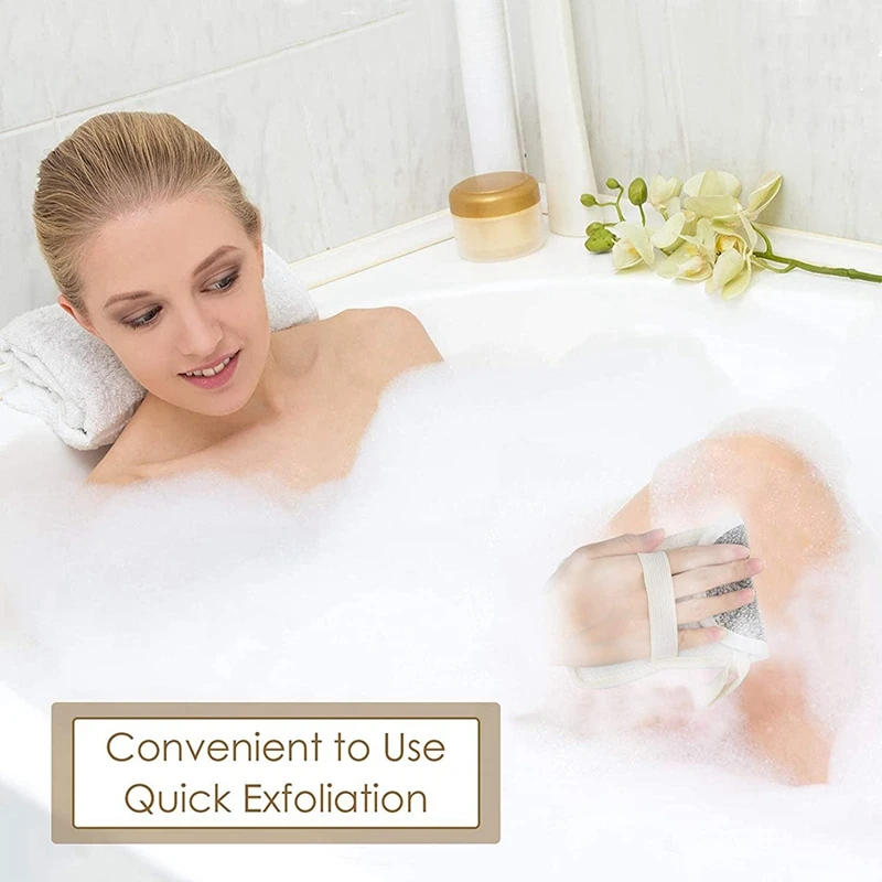 6 Pcs Soap Saver Pouch,Exfoliating Soap Bag Body Scrubber Exfoliator Sponge Holder Hanging Rope Bags For Bath Or Shower