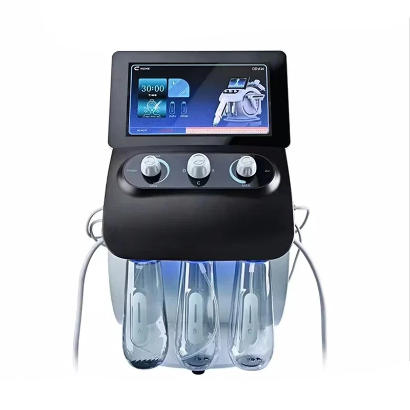 Face Lift Diamond Hydradermabrasion 360 Visible Blackhead Acne Removal Suction Deep Clean H2O2 Hydro Diamond Microdermabrasion