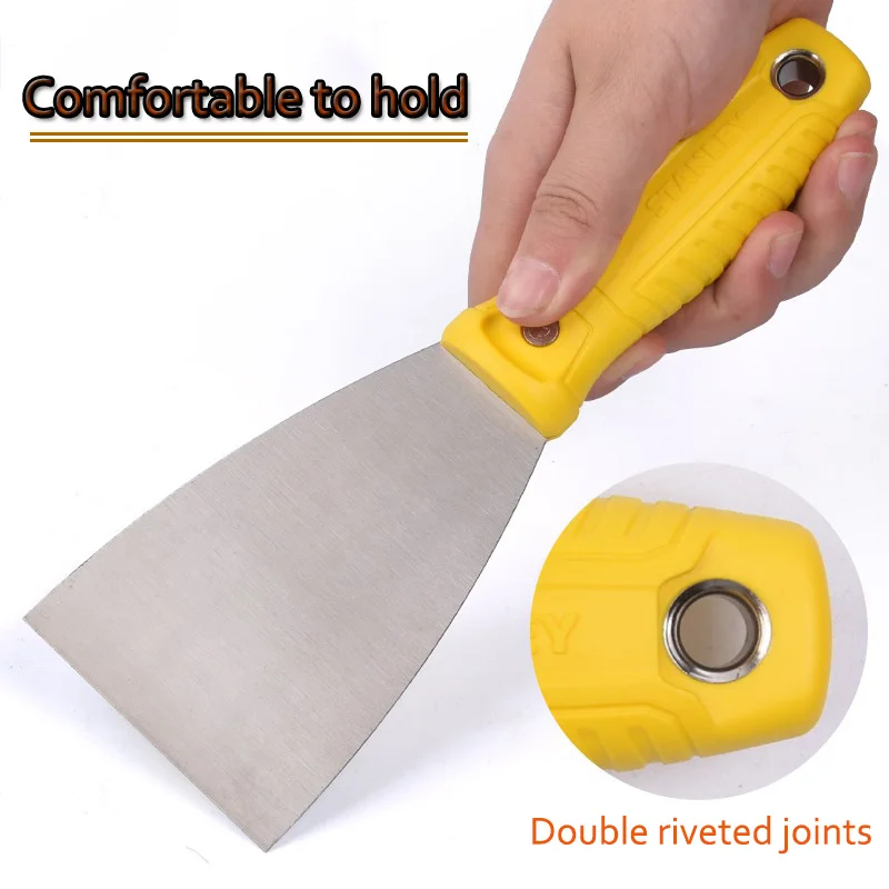 Stanley 1 Piece putty knife tool plaster drywall cutting tools drywall repair spatula wallpaper removal and plaster scraping